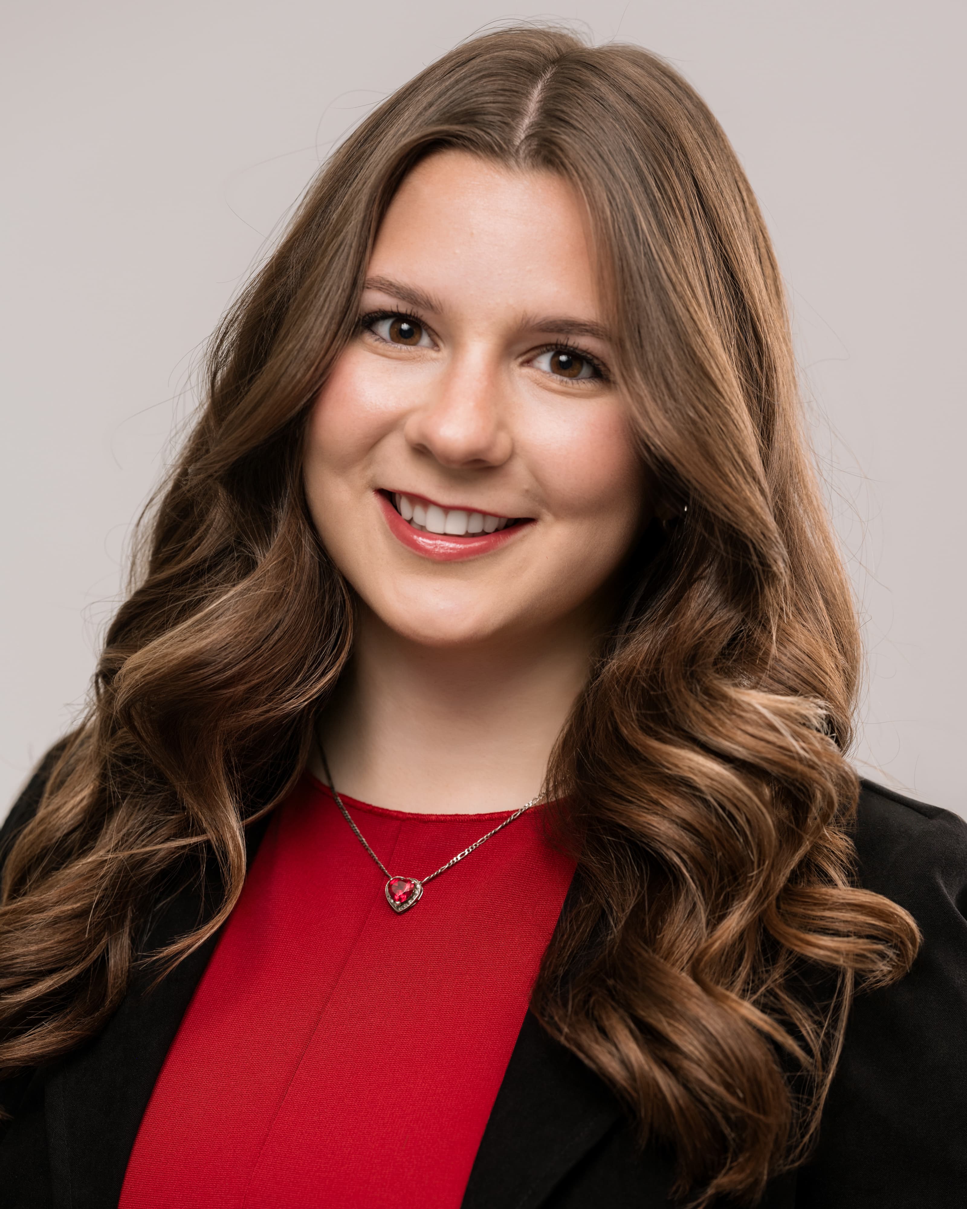 Executive portrait session with clean studio lighting